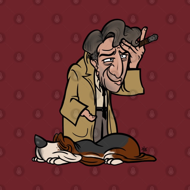 Columbo and his dog by UzzyWorks