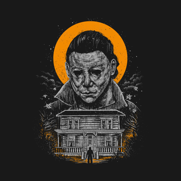 Full Moon On Halloween - Michael Myers - T-Shirt