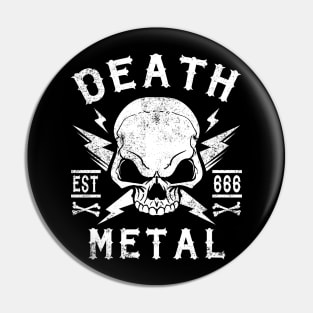 DEATH METAL - METAL MUSIC Pin