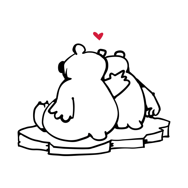 Polar Bears in Love by schlag.art