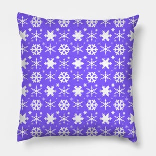 Snowflakes Lavender Pillow