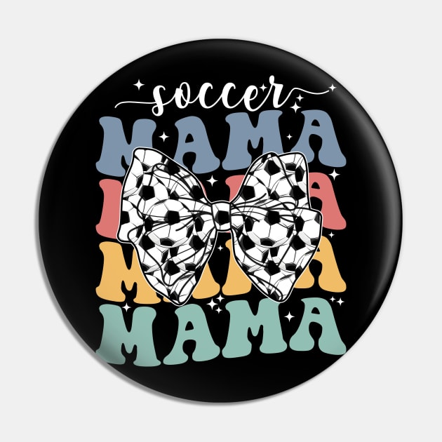 Soccer Mama Retro Groovy Soccer Softball Mom Pin by New Hights