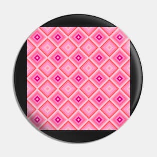 Frisky Pink Diamonds Pattern Pin