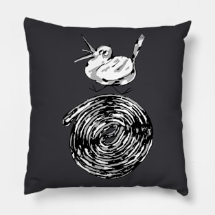 liquorice bird Pillow