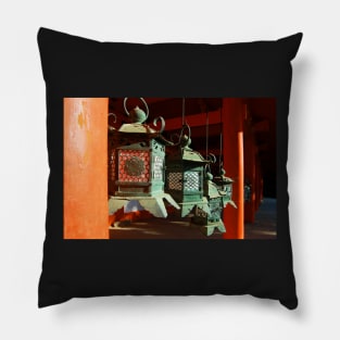 Shrine Lanterns Pillow