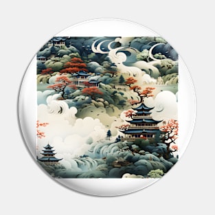 Castles Pattern 20 - Japan Pin