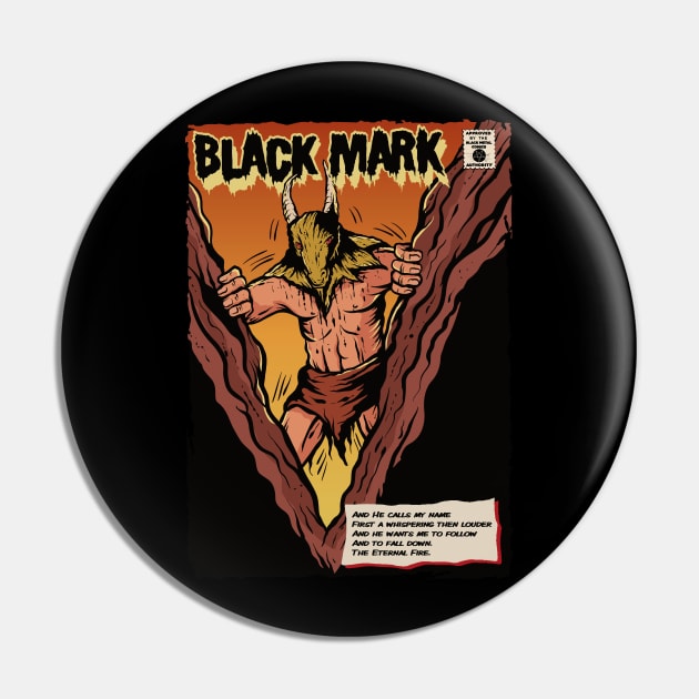 Black Mark Pin by Greendevil