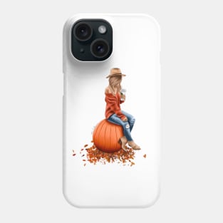 Autumn Leaves & Pumpkins Please Phone Case