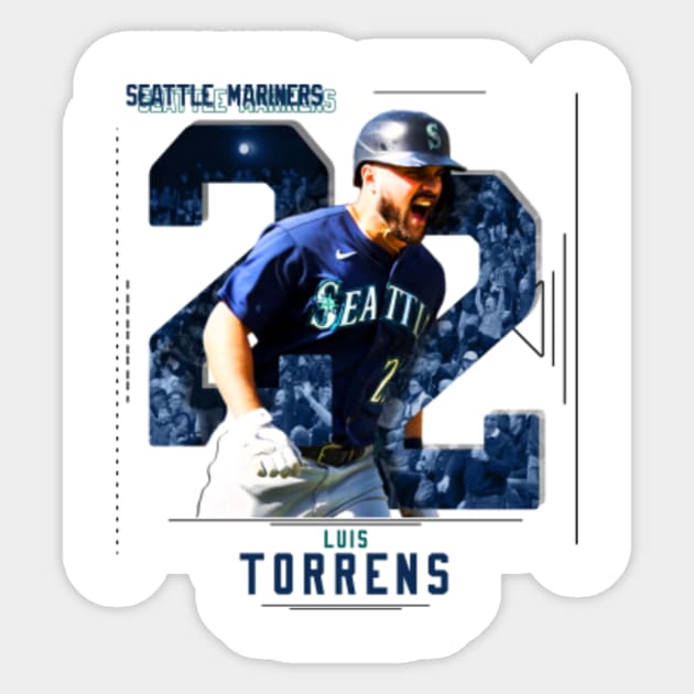 Luis Torrens Baseball Edit Mariners - Luis Torrens - Sticker