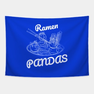 Ramen Pandas Shirts Tapestry