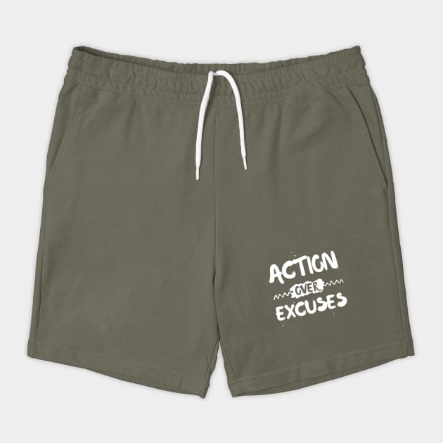 Action Over Excuses Motivation by The WYLD Tribe