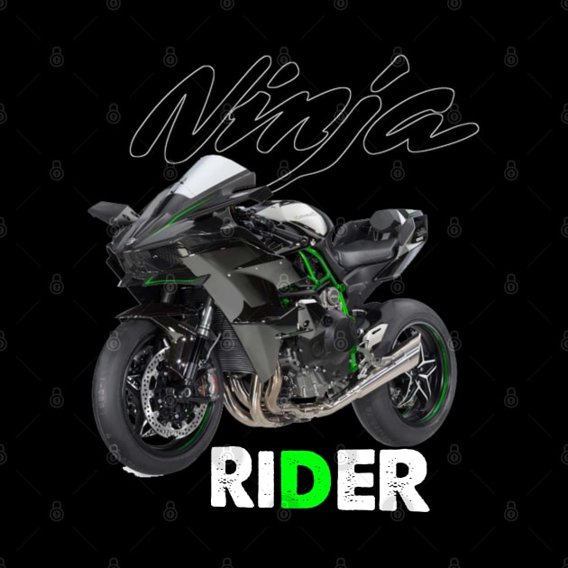 Kawasaki Ninja h2r Ninja Rider New Designed by Farhan S