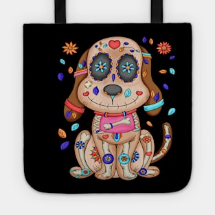 Dia De Los Muertos - Labrador Retriever Puppy- Lab Puppy Tote