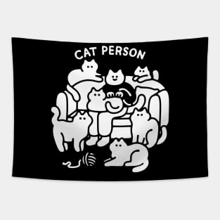 CAT PERSON Tapestry