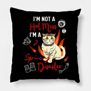 Scottish Fold Cat Meme lnternational Cat Day Scottish Fold Kitten Mom Pillow