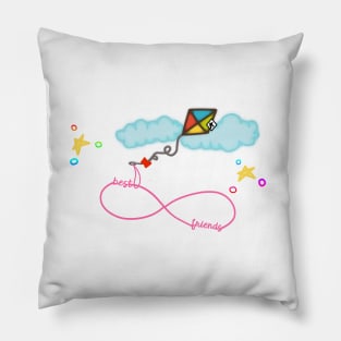 Kite flying in the sky Pillow