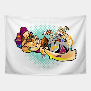 Graffiti character Tapestry