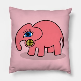 Elephant cartoon Pillow