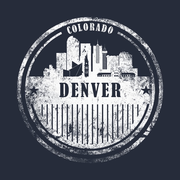 Denver city tee by DimDom