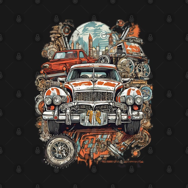 Classic american car by Tjhtt Autoarts