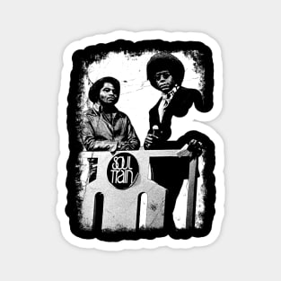 Soul Train Vintage Distressed Magnet