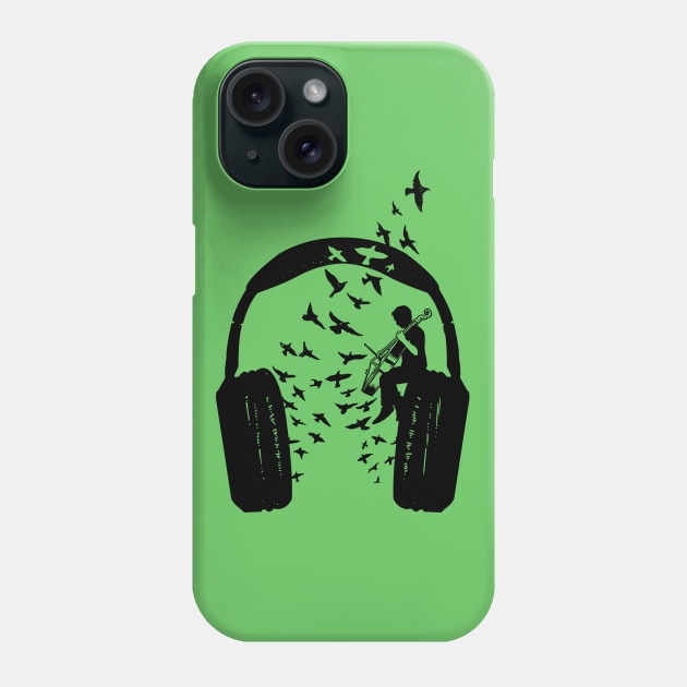 Headphone Cello II Phone Case by barmalisiRTB