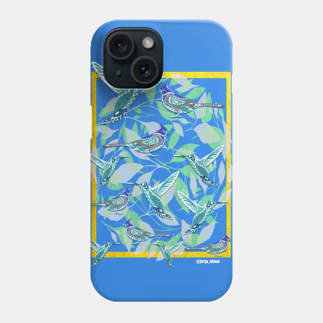 Jail Aquarium Bird ecopop Phone Case by jorge_lebeau