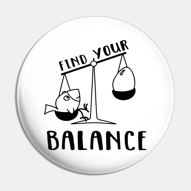 Find Your Balance Pin by katelein