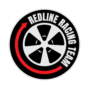 Redline Racing Team Wheel (Alt - White) T-Shirt