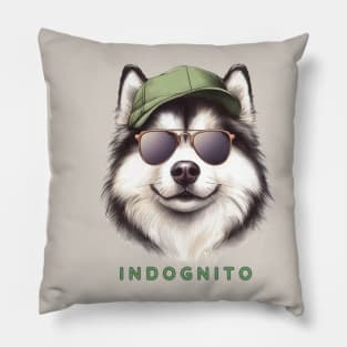 Husky Indognito Pillow