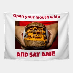 Open your mouth and say AAH! Tapestry