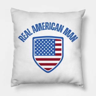 Real American MAN Pillow