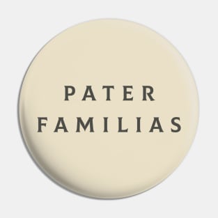 Pater Familias Pin