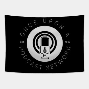 Once Upon a Podcast Network (White Text) Tapestry