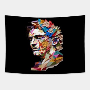 Man Made of Flowers Tapestry