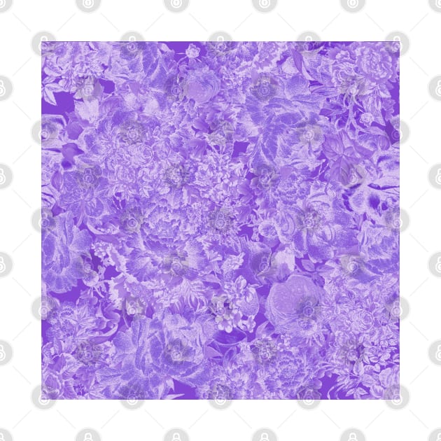Seamless Purple Peonies Garden by PrivateVices