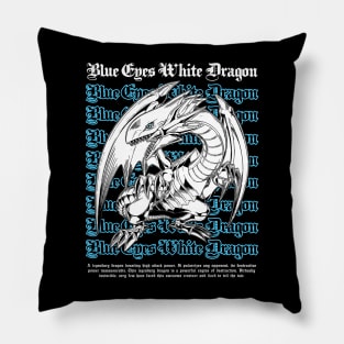 Blue Eyes Manga Streetwear Art Pillow