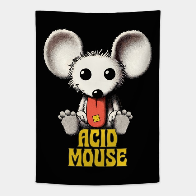 Acid Mouse Tapestry by DankFutura