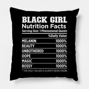 Black Girl Nutrition Pillow