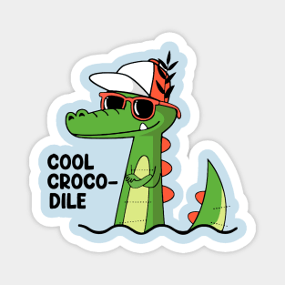 Cool crocodile Magnet