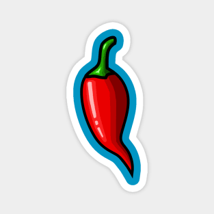 Chili Red Hot Pepper Magnet