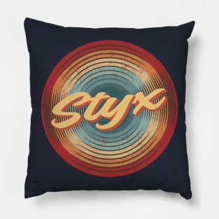 Styx Vintage Circle Pillow