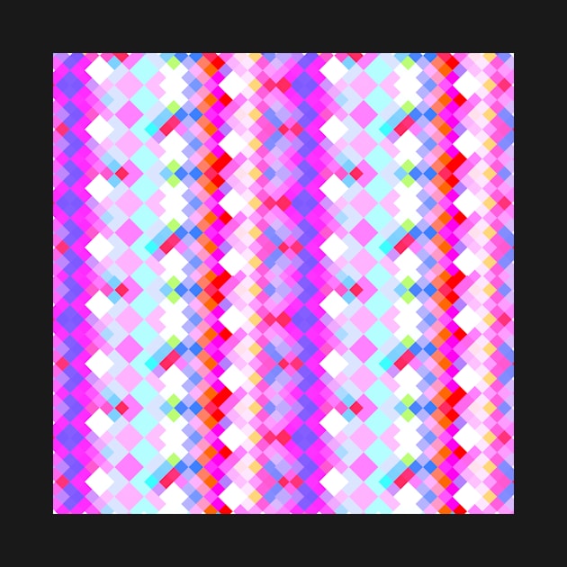 Pixels in pink and blue by cocodes