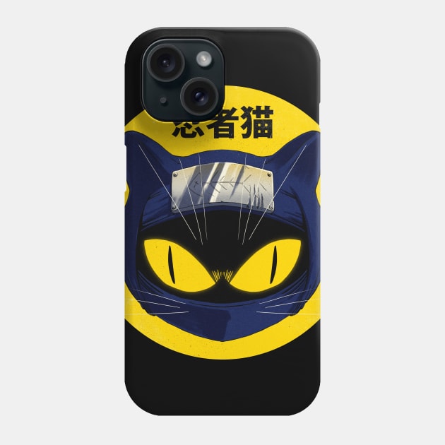 Neko ninja head Phone Case by elmenorenlahabana