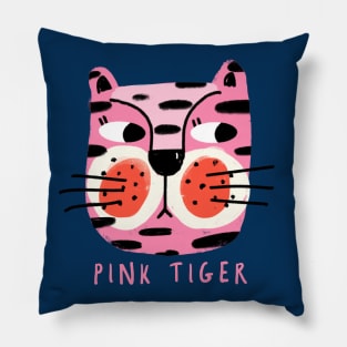 PINK TIGER Pillow