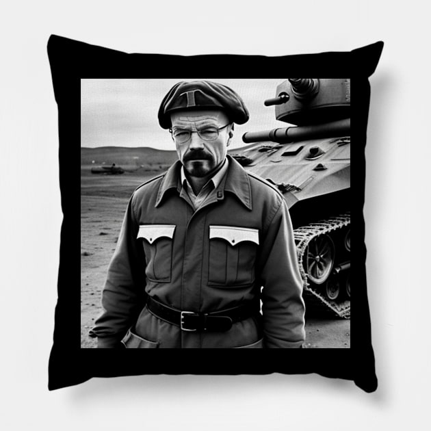 Waltuh White in WW2 Pillow by FromottaDesignz