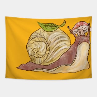 Cottagecore Snail Tapestry