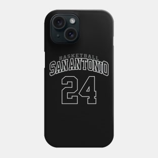 San Antonio Basketball - Player Number 24 Phone Case