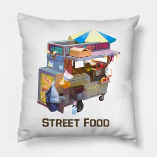 Street Food Pillow