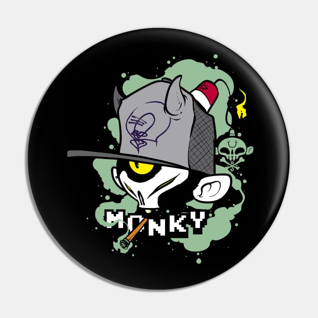 Monky smoke Pin by cereso monky